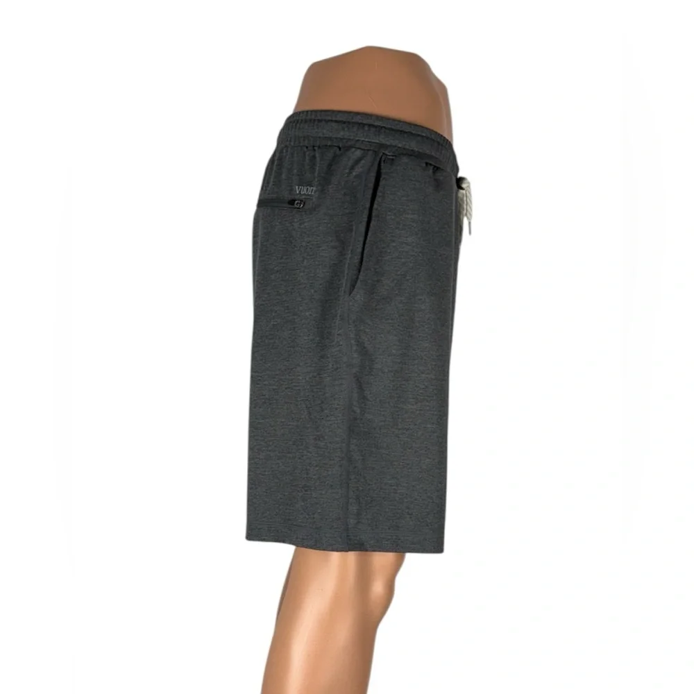 Vuori Mens XL Sunday Performance 7" Shorts Elastic Waist Pockets V381 Gray EUC - Picture 7 of 11